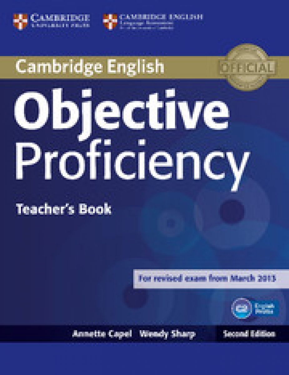 Capel Annette, Sharp Wendy Objective Proficiency Second edition Teacher's Book 