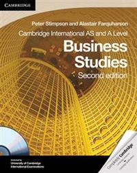 Peter S. Cambridge International AS and A Level Business Studies Coursebook with CD-ROM 