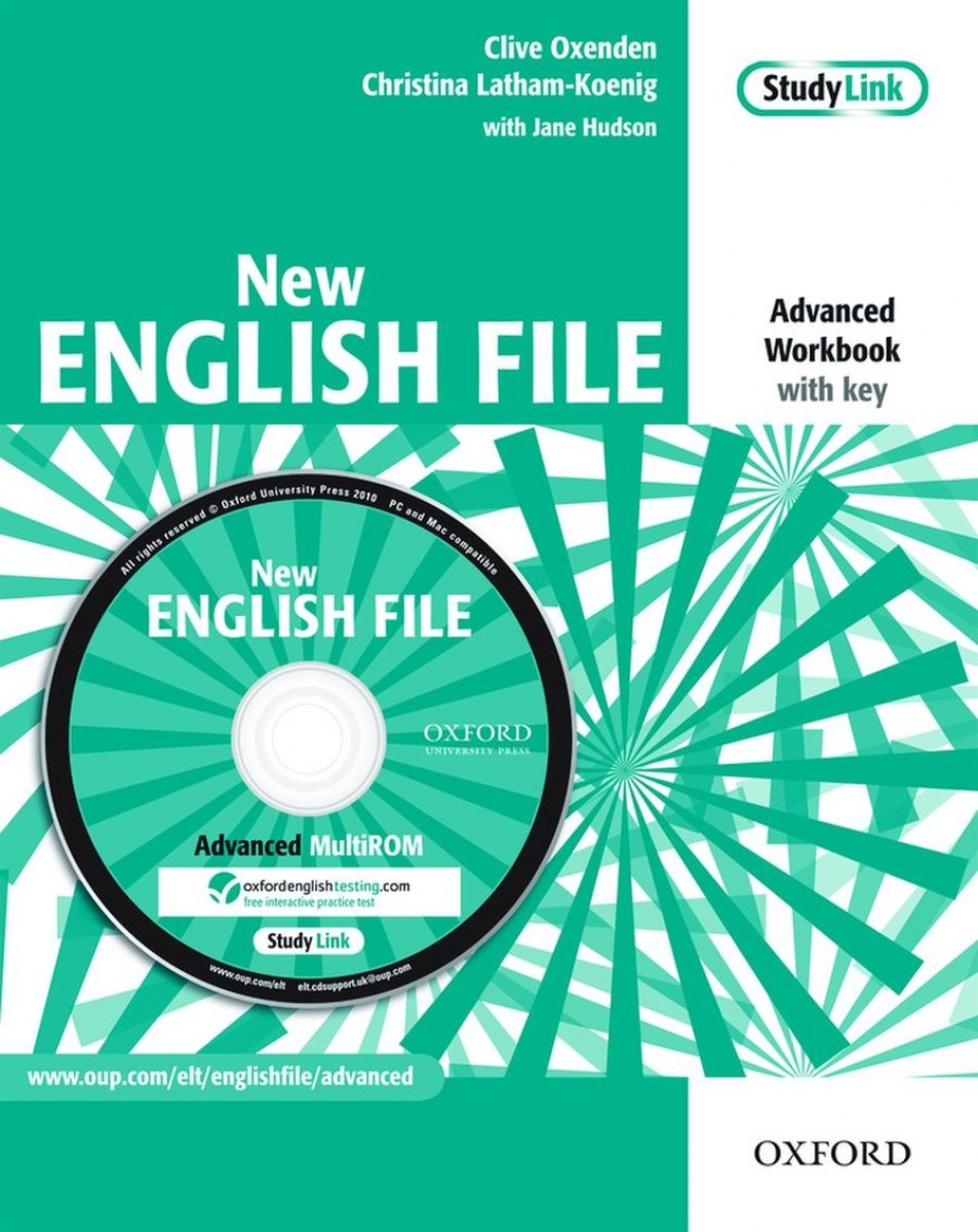 Clive Oxenden, Christina Latham-Koenig and Jane Hudson New English File Advanced Workbook with key and MultiROM Pack 