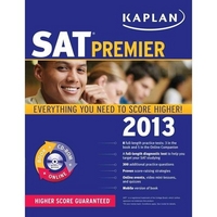 Kaplan Kaplan SAT 2013 Premier with CD-ROM 