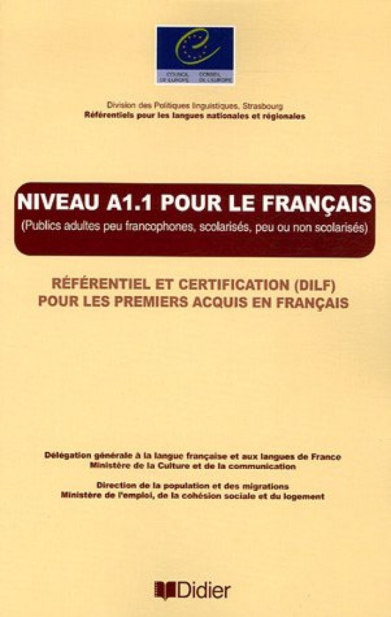 Jean-Claude B. Niveau A1.1 pour le français / référentiel DILF livre 