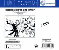 Dieling H, Hirschfeld U. Phonetil lehren und lernen 4 Audio-CDs 