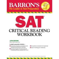 Green, Mitchel, Sharon; Weiner Barron's SAT Critical Reading Workbook  14e 