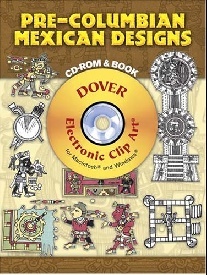 Grafton Carol Belanger Pre-Columbian Mexican Designs CD-ROM and Book 
