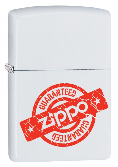  ZIPPO Zippo Guaranteed   White Matte, /, , , 36x12x56  29547 